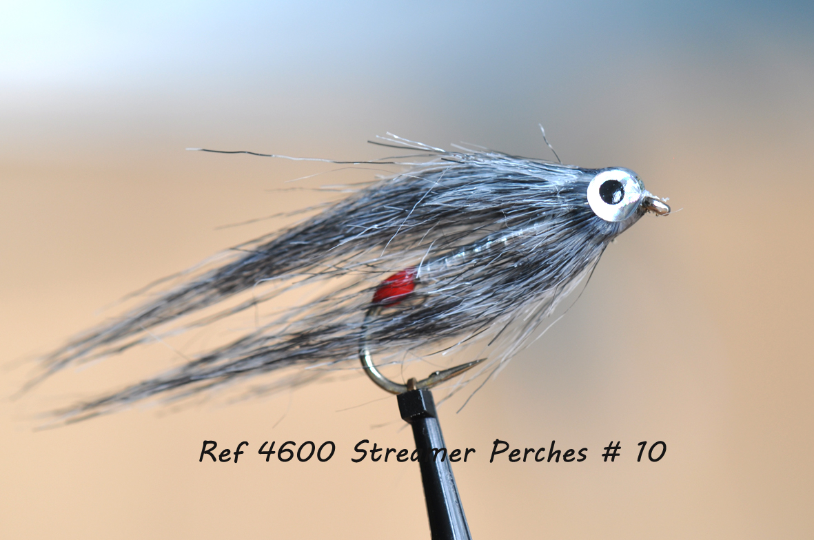 Mouches de pêche "De plumes et d'acier"Streamer Perches