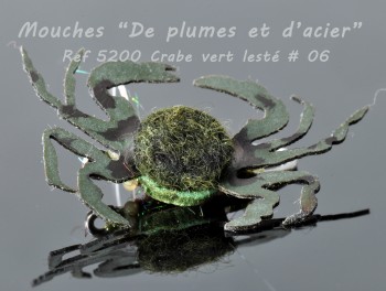 Mer Crabe vert lesté